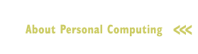 About Personal Computing Inc