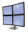 Multi-Display PC for Financial Services or other specialty